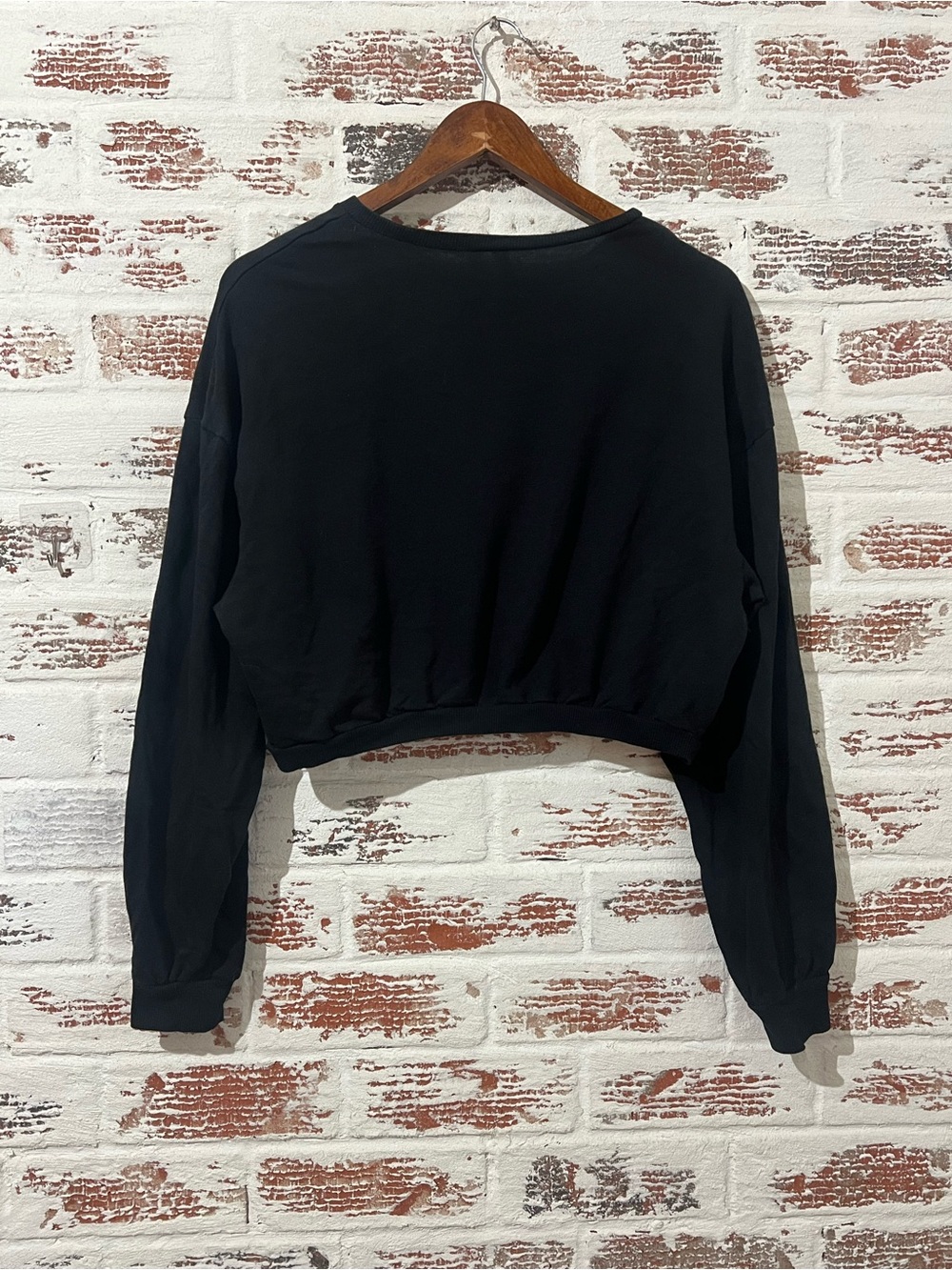 H&M Divided NASA Sweatshirt Cropped Streetwear Spacecore Retro Futurism Sz L - Picture 5 of 10